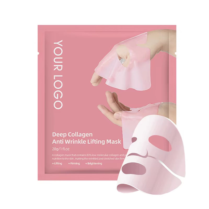 Hot Deep Sleeping Mask Hydrating Pore Minimizing Lifting Overnight Sheet Hydrogel Pdrn Pink Collagen Jelly Gel Mask